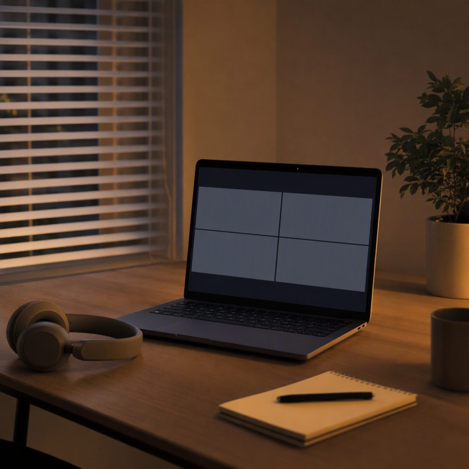 A desk set up for a paid advisory call