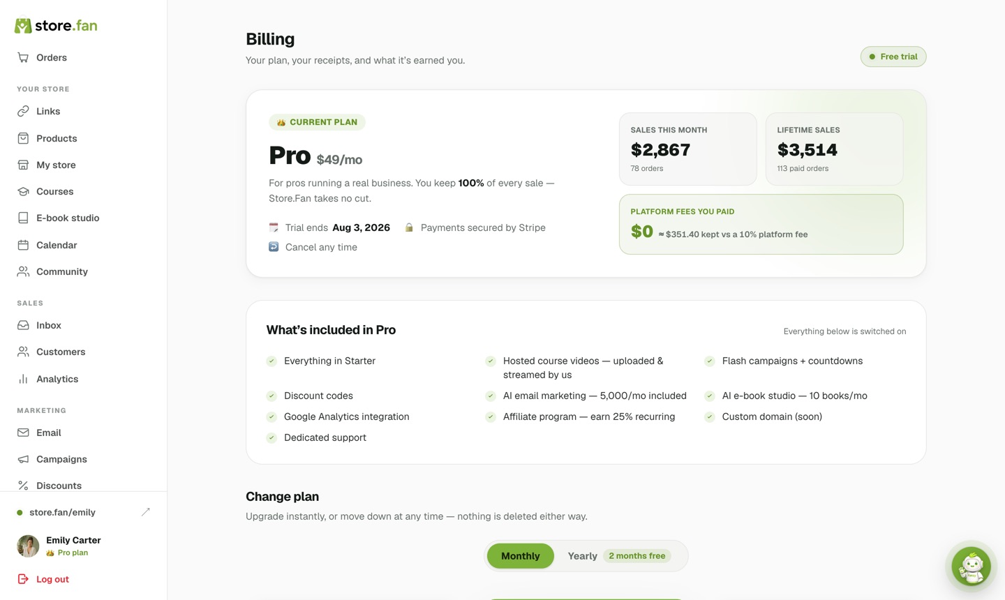Billing & invoices