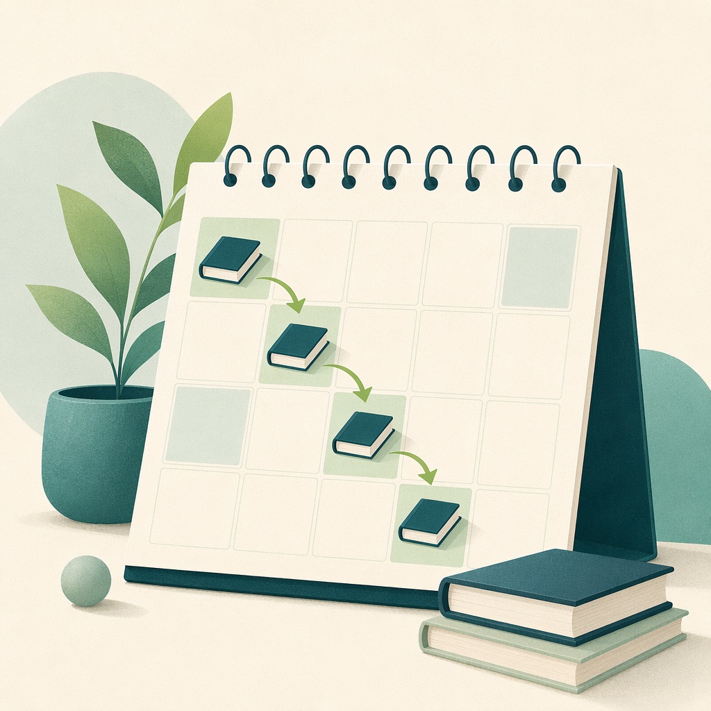 Publish on a schedule you can keep