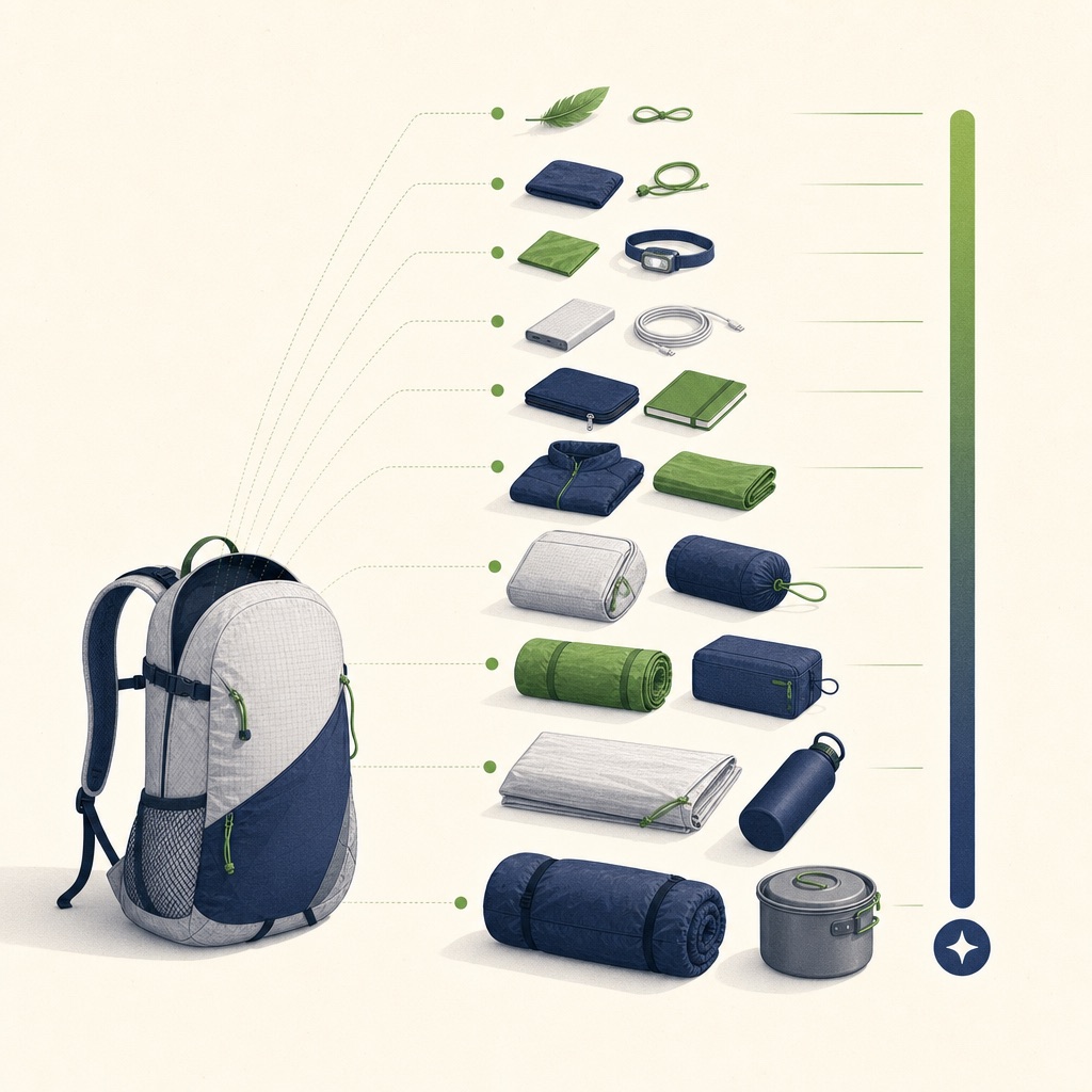 Gear lists with reasons