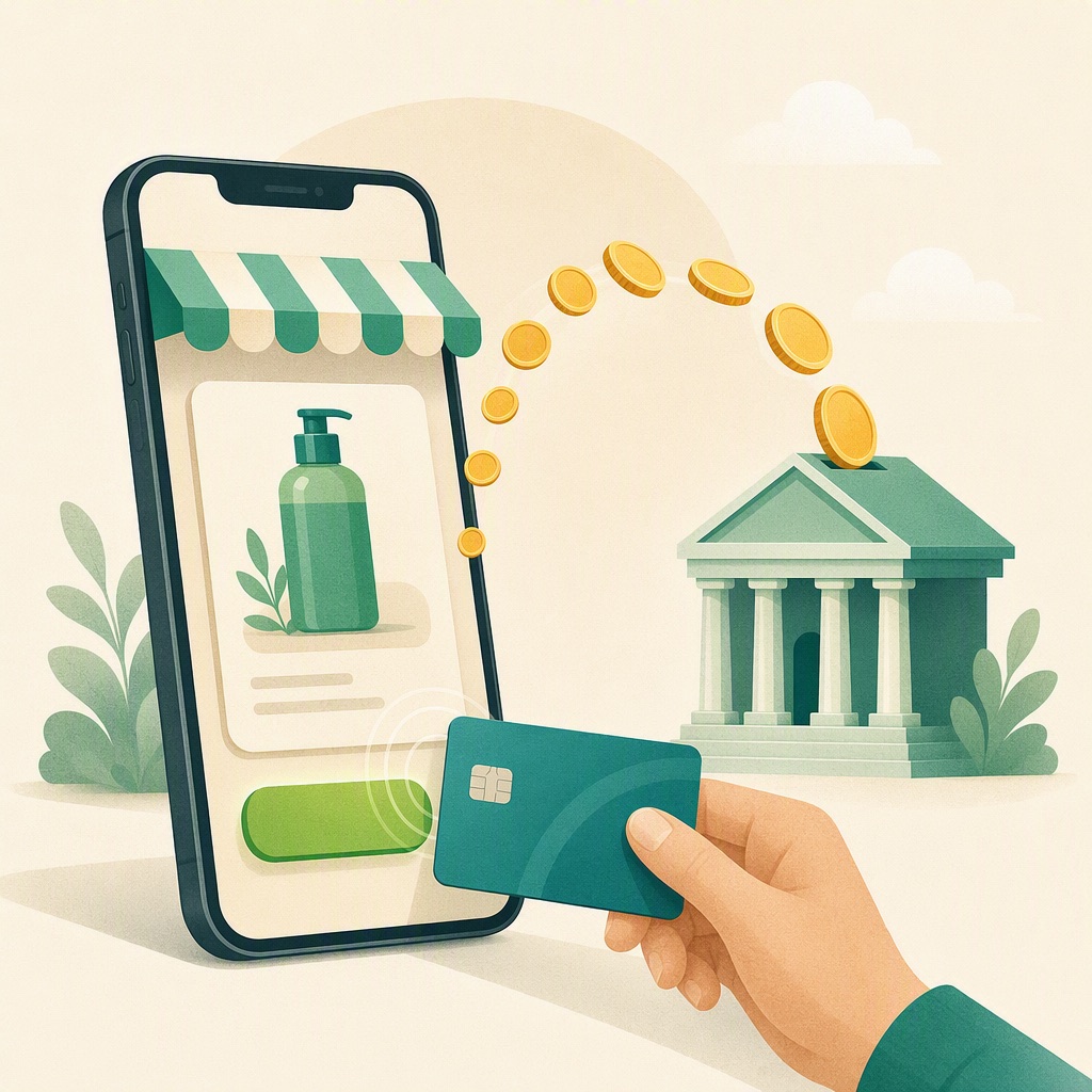 A page that can take money